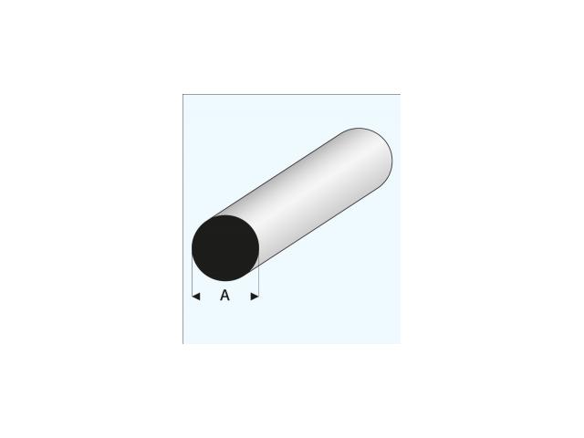 PROFIL RUND MASSIV WEISS (A=)3,5MM 1METER 400-57 1