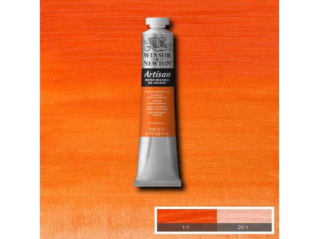 WINSOR & NEWTON ARTISAN 200ML S1 090 KADMIUMORANGE FARBTON 1