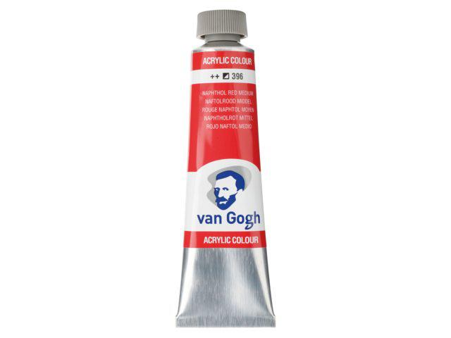 VAN GOGH ACRYL 40ML 396 NAPHTOLROT MITTEL 1