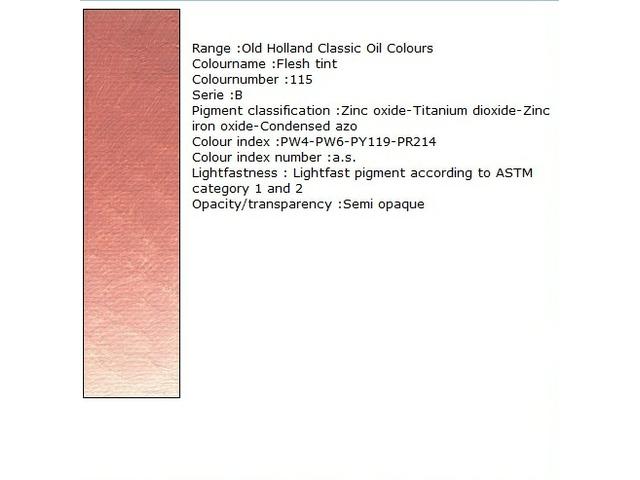 OLD HOLLAND ÖLFARBE B115 125ML MEDIUM PINK 1