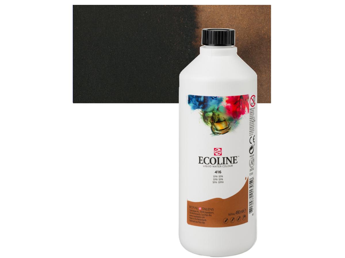 TALENS ECOLINE 490ML SEPIA DONKER 416 1