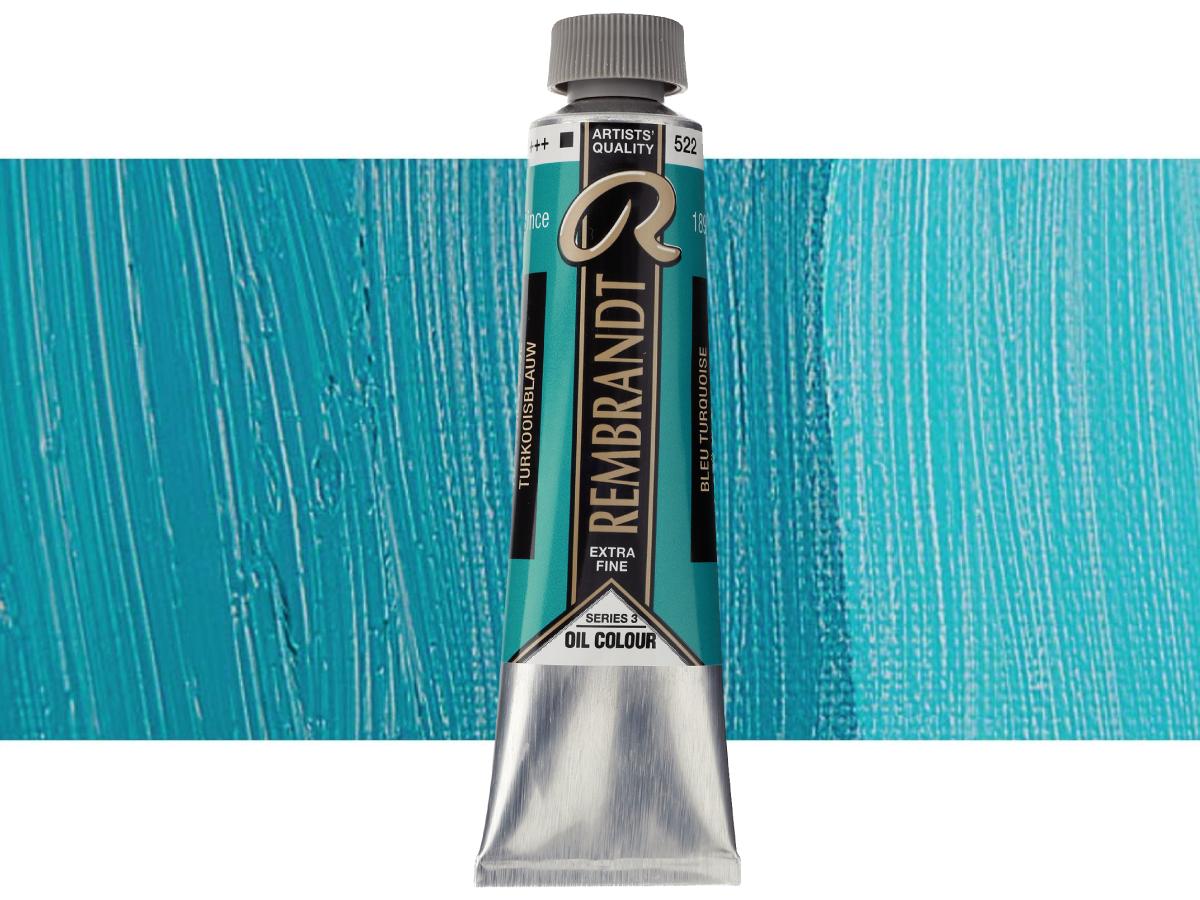 TALENS REMBRANDT ÖLFARBE 40ML TÜRKISBLAU 522 1