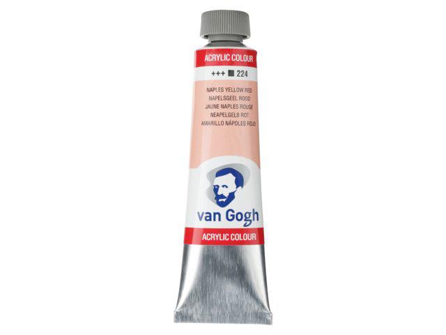 VAN GOGH ACRYL 40ML 224 NEAPELGELB ROT 1