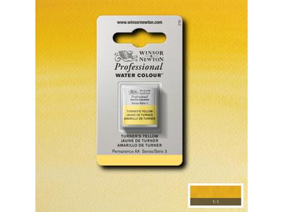 WINSOR & NEWTON AQUARELLFARBE 1/2 NÄPF 649 TURNERS GELB 1