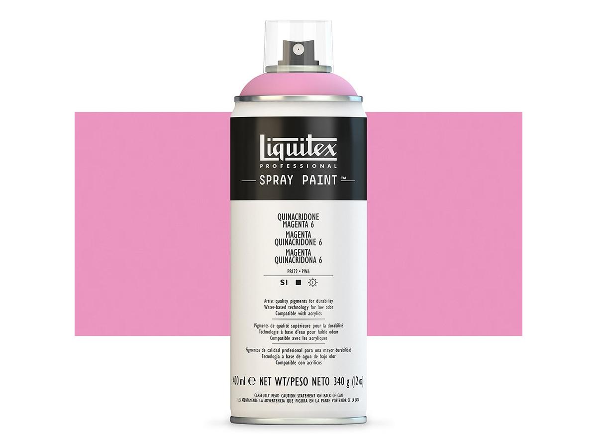LIQUITEX SPRAY PAINT 400ML QUINACRIDONE MAGENTA 6 1