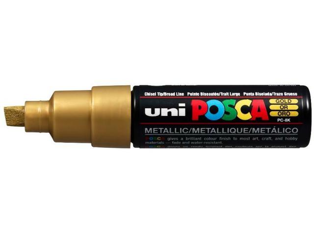 UNI POSCA PC8OR GOLD BREIT 1