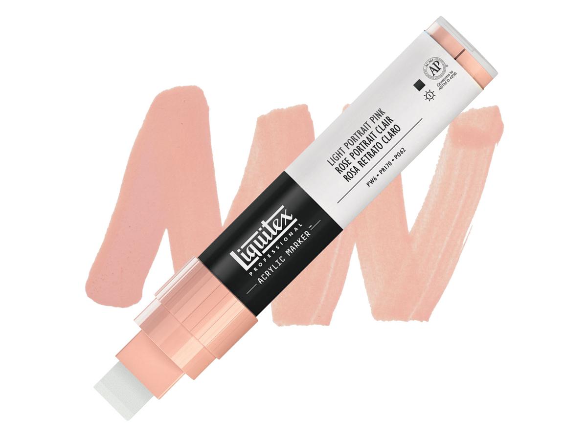 LIQUITEX ACRYL MARKER 0810 15MM LIGHT PORTRAIT PINK 1