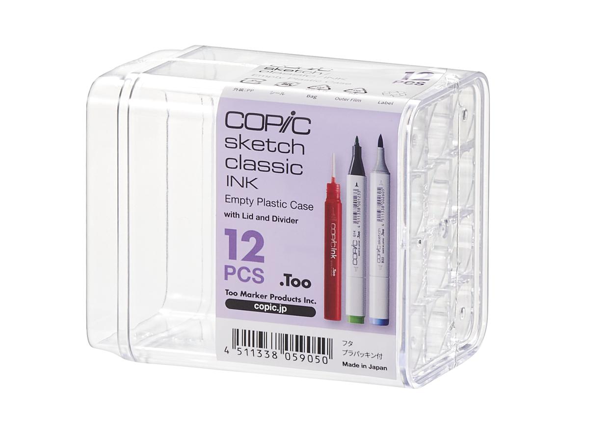 COPIC MARKER ACRYL-DISPLAY KISTE FÜR 12 CLASSIC/SKETCH MARKERS UND/ODER INK LEER 1
