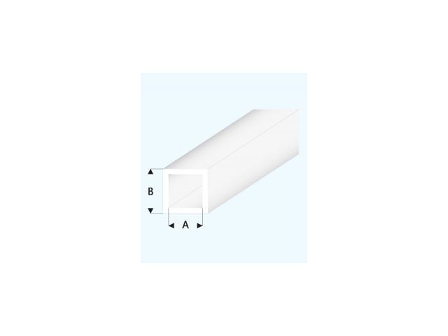 PROFIL VIERKANTROHR GLASKLAR TRANSPARENT (A=)4,0X5,0MM 33CM 430-57/3 1
