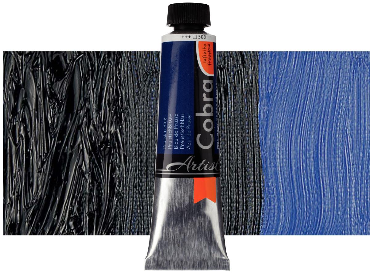 COBRA ARTIST WASSERVERMALBARE ÖLFARBE 40ML 508 PREUSSISCHBLAU 1