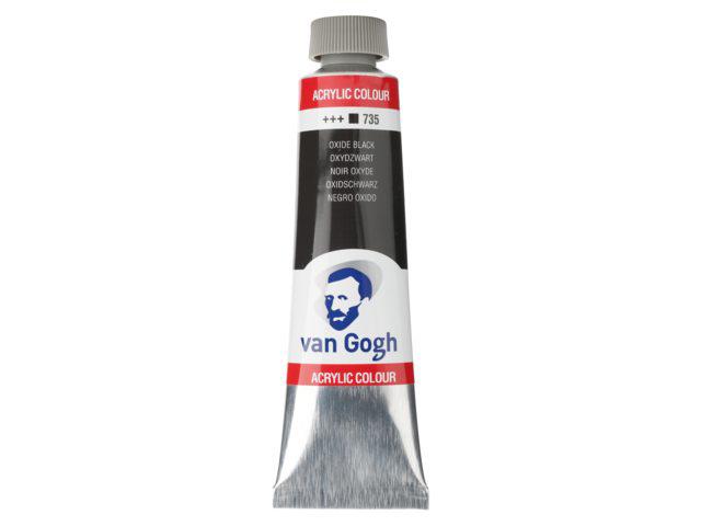 VAN GOGH ACRYL 40ML 735 OXID SCHWARZ 1