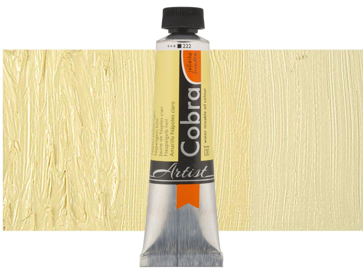 COBRA ARTIST WASSERVERMALBARE ÖLFARBE 40ML 222 NEAPELGELB HELL 1