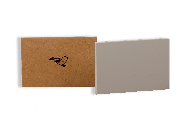 MUS MALTAFEL SILVERLINE GRAU 13X18CM 1