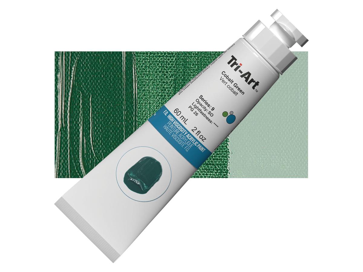 TRI-ART ACRYLFARBE 60ML S9 KOBALT GRÜN 1
