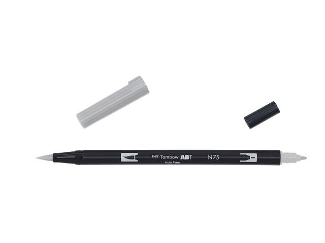 TOMBOW ABT DUAL BRUSH PEN N75 GRAUTON KALT 3 1