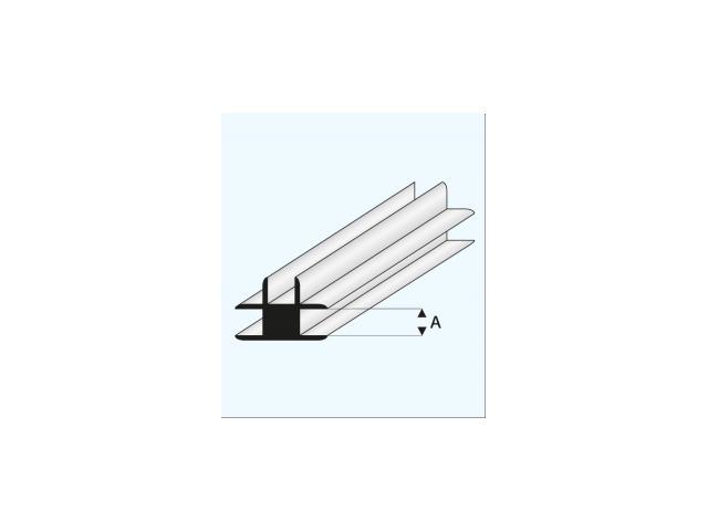T-CONNECTOR (A=)4,0MM 1Meter 447-55 1
