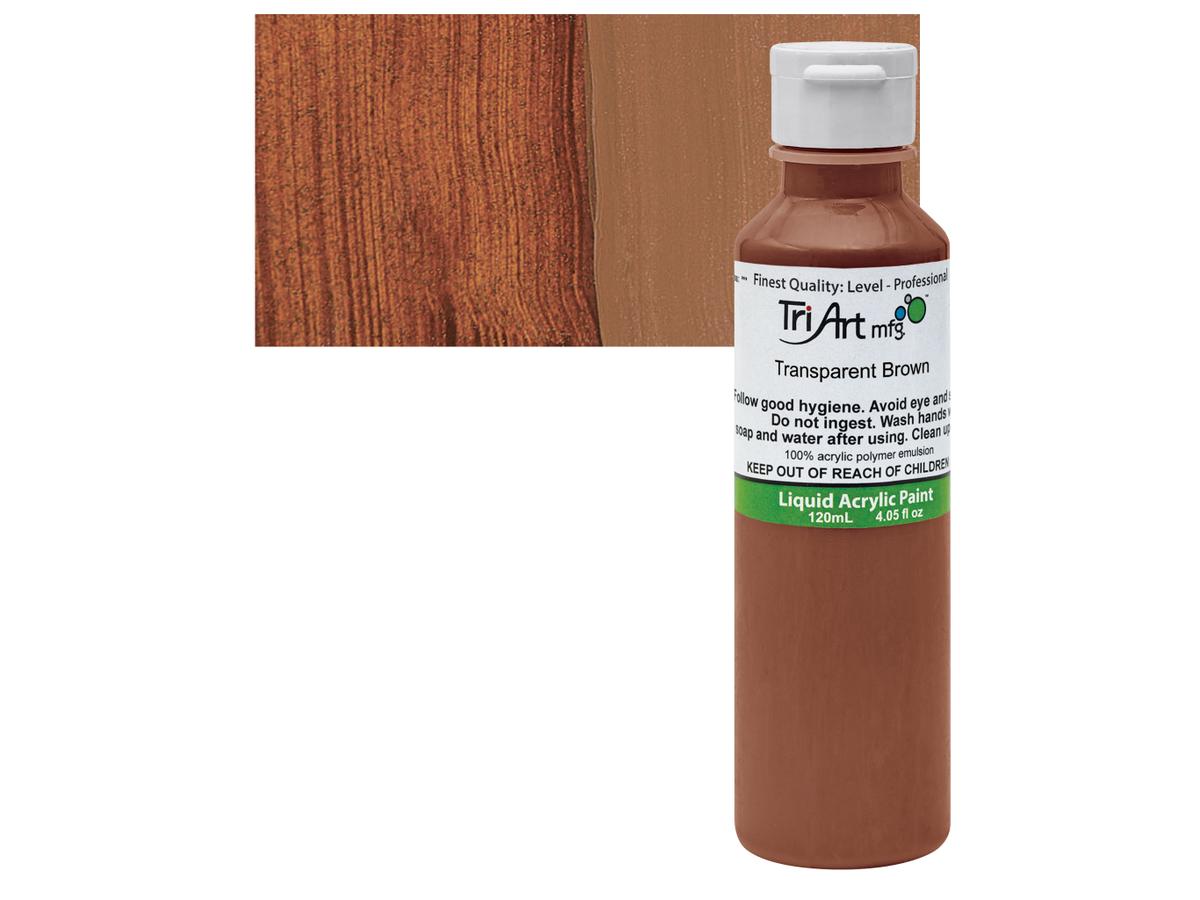 TRI-ART LIQUID 120ML 609 S6 TRANSPARENT BROWN 1