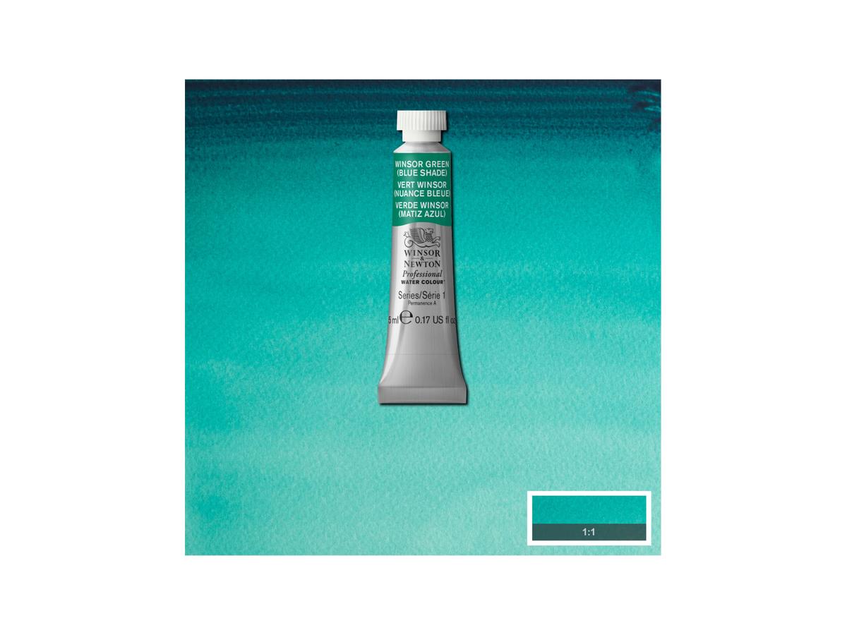 WINSOR & NEWTON AQUARELLFARBE 5ML 719 WINSORGRÜN BÄULICH 1