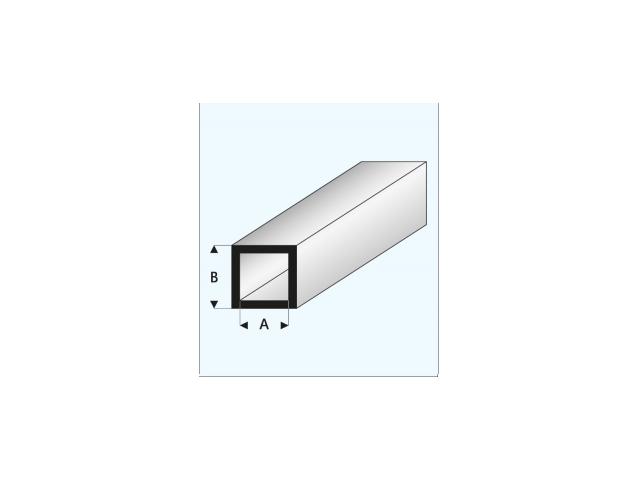PROFIEL VIERKANT BUIS (A=)6,0X(B=)8,0MM 1METER 420-57 1