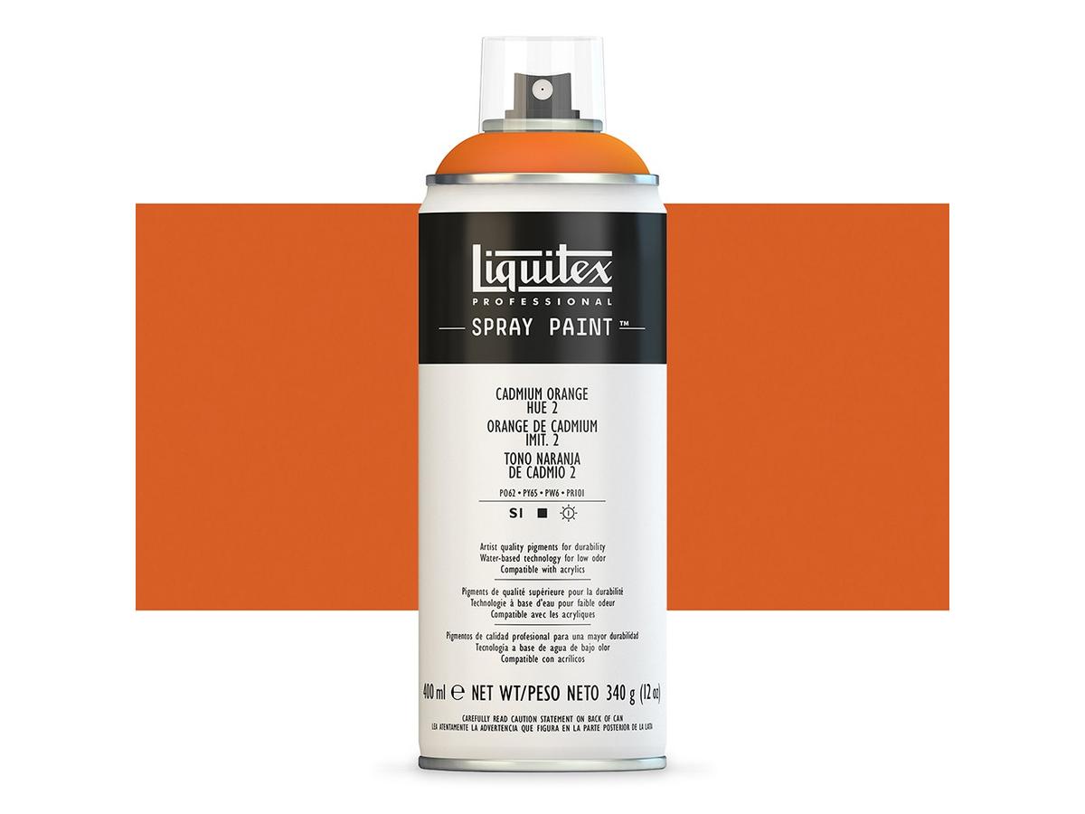 LIQUITEX SPRAY PAINT 400ML CADMIUM ORANGE HUE 2 1