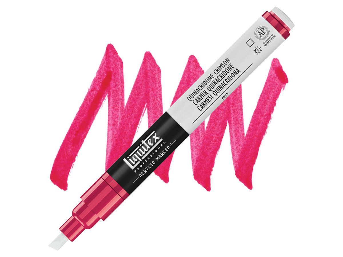 LIQUITEX ACRYL MARKER 0110 2MM QUINACRIDONE CRIMSON 1