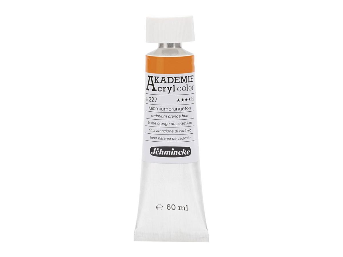 SCHMINCKE AKADEMIE ACRYL COLOR 60ML S1 227 KADMIUMORANGETON 1