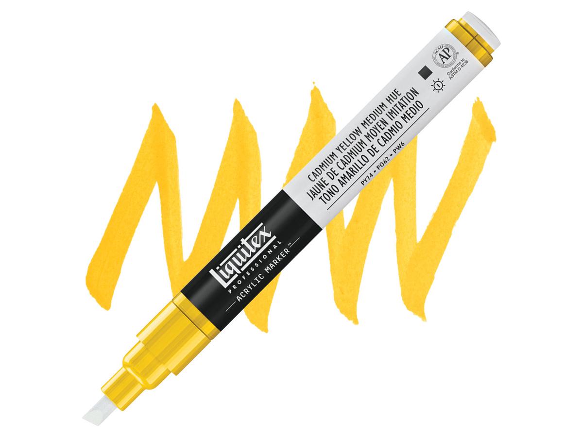 LIQUITEX ACRYL MARKER 0830 2MM CADMIUM YELLOW MEDIUM HUE 1