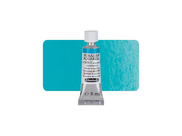 SCHMINCKE HORADAM AQUARELL TUBE 5ML S4 509 KOBALTTURKIS 1