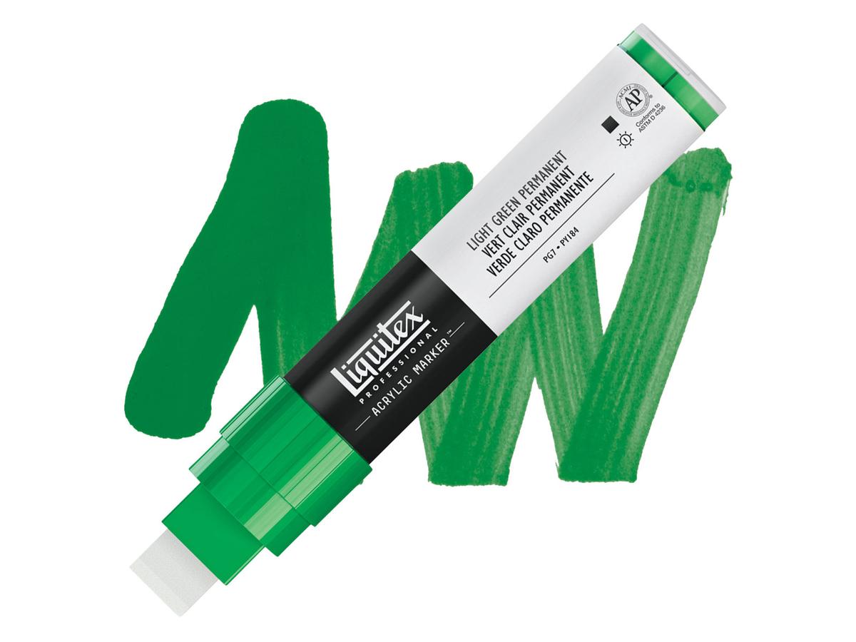 LIQUITEX ACRYL MARKER 0312 15MM LIGHT GREEN PERMANENT 1