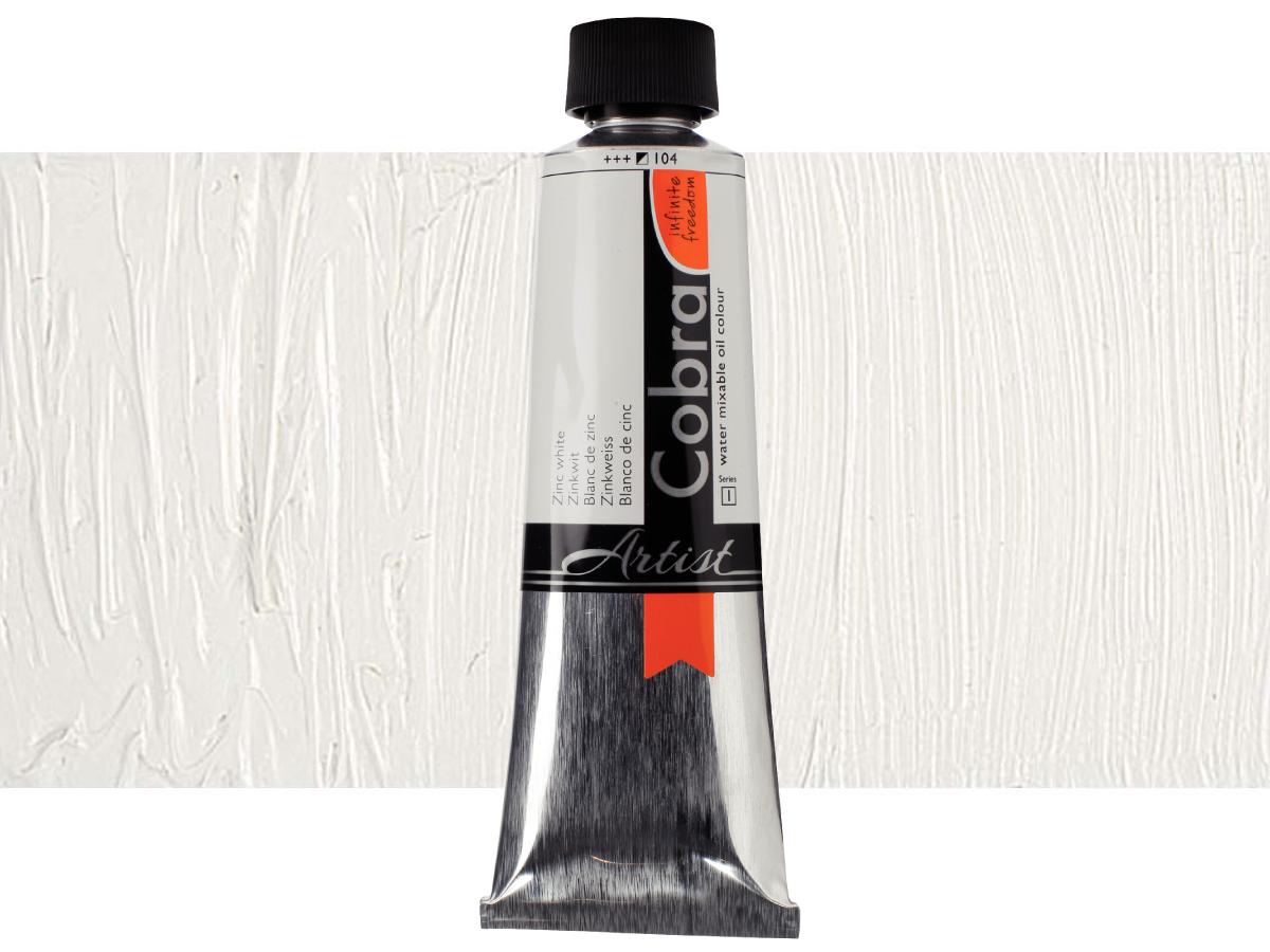 COBRA ARTIST WASSERVERMALBARE ÖLFARBE 150ML 104 ZINKWEISS 1