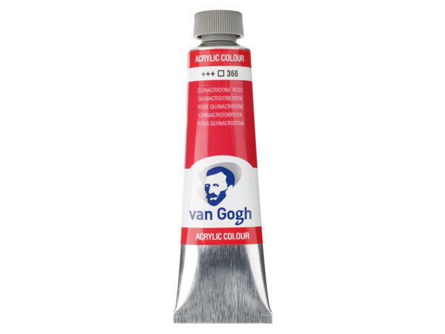 VAN GOGH ACRYL 40ML 366 QUINACRIDON ROSA 1