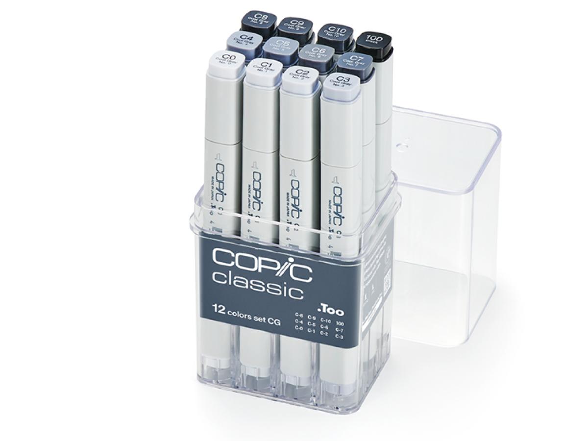 COPIC CLASSIC MARKERSET COOL GRAY 12X 1