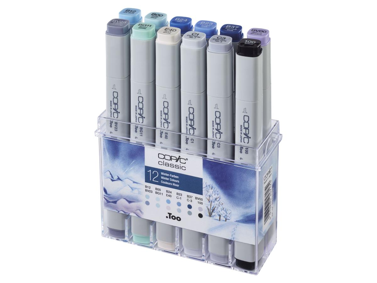 COPIC CLASSIC MARKERSET WINTER COLORS 12X 1