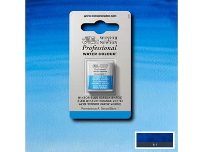 WINSOR & NEWTON AQUARELLFARBE 1/2NÄP 707 WINSORBLAU GRÜNLICH 1