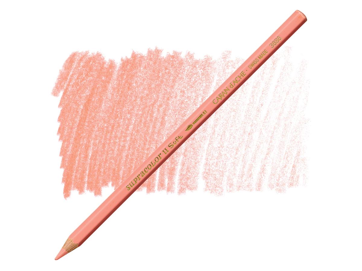 CARAN D'ACHE SUPRACOLOR 051 AQUARELLSTIFT LACHSROT 1