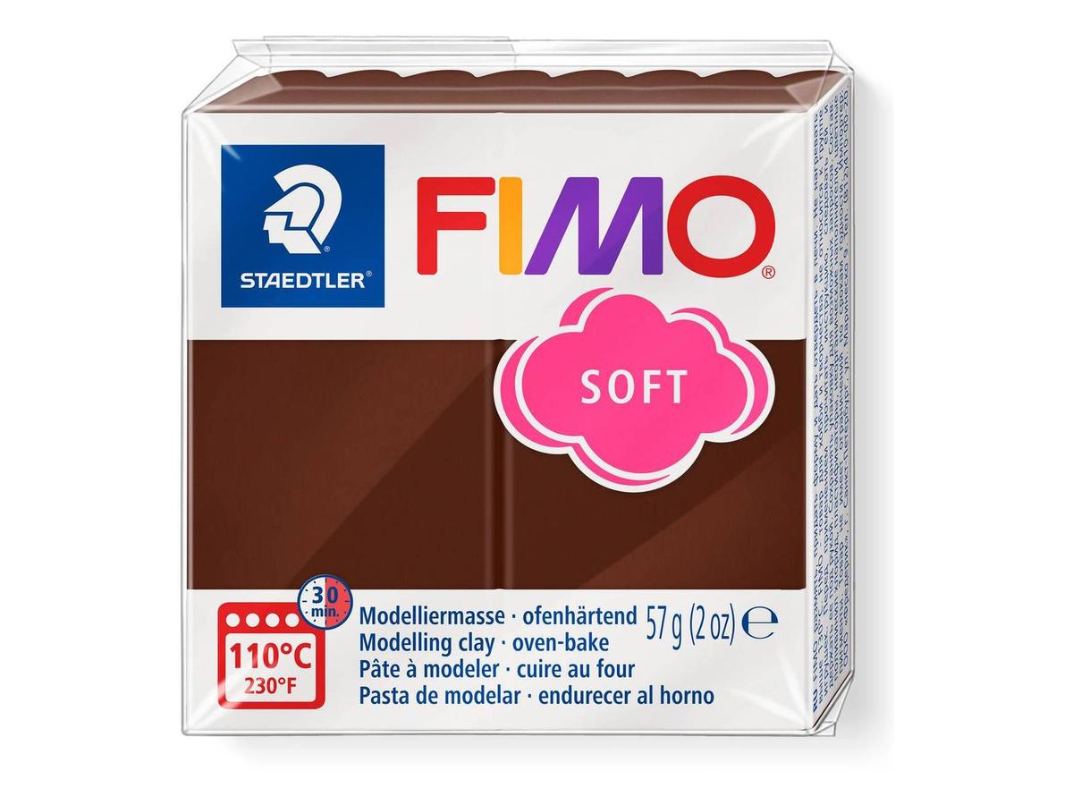 FIMO SOFT MODELLIERMASSE 57 GRAMM SCHOKOLADE 1