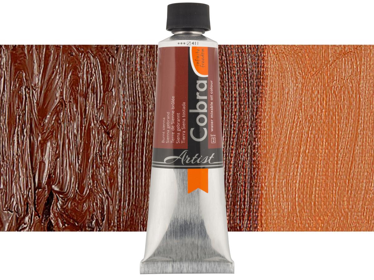 COBRA ARTIST WASSERVERMALBARE ÖLFARBE 150ML 411 SIENA GEBRANNT 1