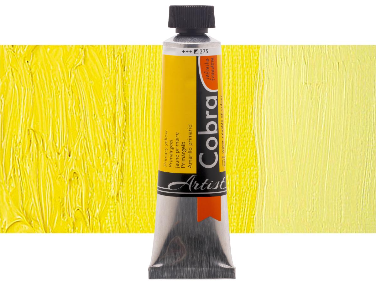 COBRA ARTIST WASSERVERMALBARE ÖLFARBE 40ML 275 PRIMÄRGELB 1