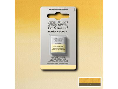 WINSOR & NEWTON AQUARELLFARBE 1/2 NÄPF S1 422 NEAPELGELB 1