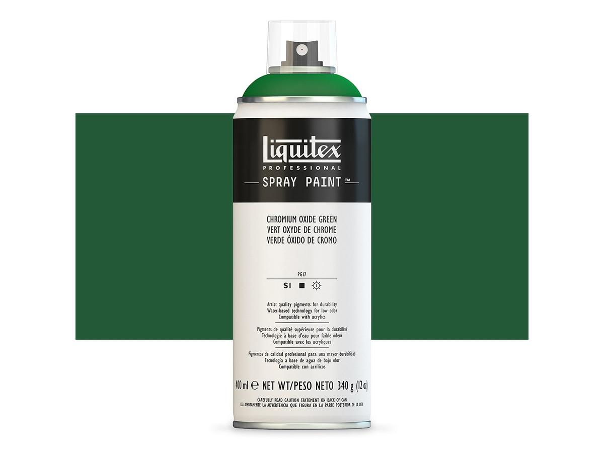 LIQUITEX SPRAY PAINT 400ML CHROMIUM OXIDE GREEN 1