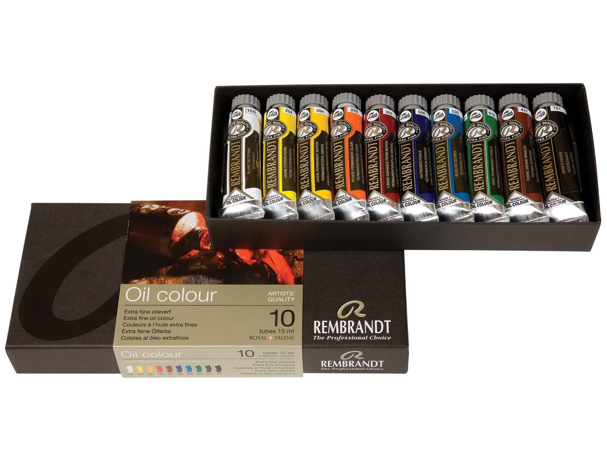 TALENS REMBRANDT ÖLFARBENSET 10X15ML 1