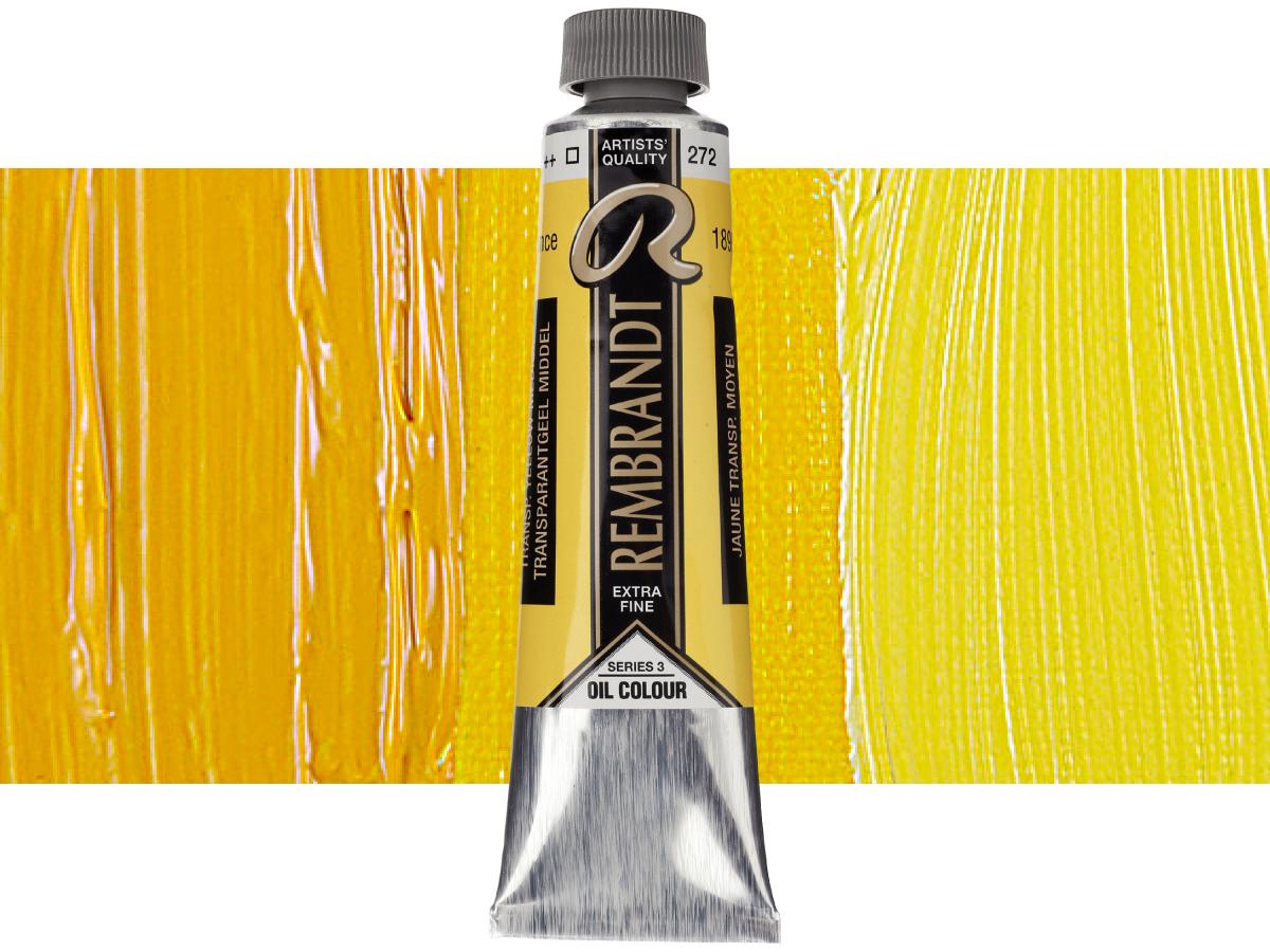 TALENS REMBRANDT ÖLFARBE 40ML TRANSPARENTGELB MITTEL 272 1