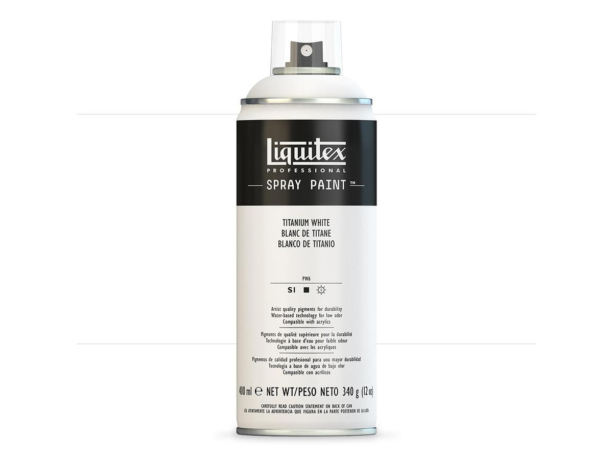 LIQUITEX SPRAY PAINT 400ML TITANIUM WHITE 1