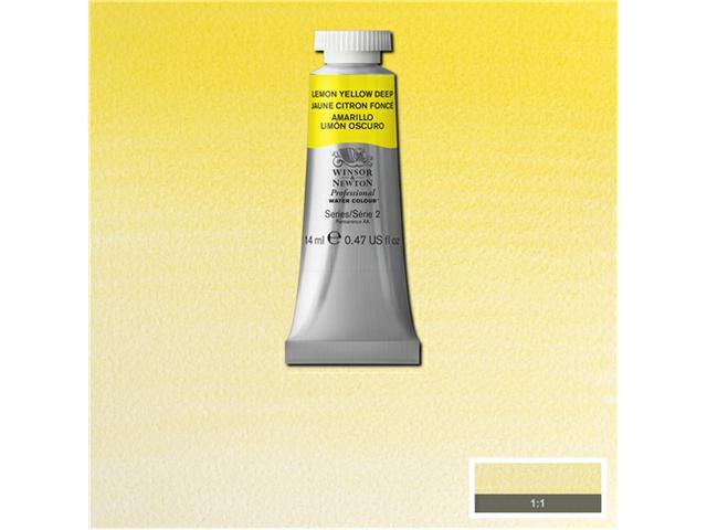 WINSOR & NEWTON AQUARELLFARBE 14ML 348 LEMON YELLOW DEEP 1