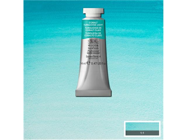 WINSOR & NEWTON AQUARELLFARBE 14ML 191 COBALT TURQUOISE LT 1