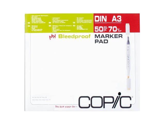 COPIC BLOCK MARKERPAPIER A3 70GRAMM 50BLATT 1