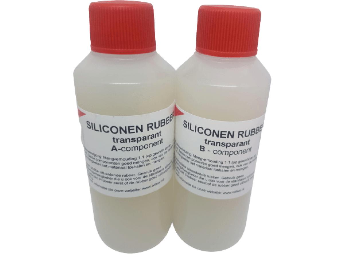 SILIKON KAUTSCHUK SET TRANSPARENT 230GRAMM 1