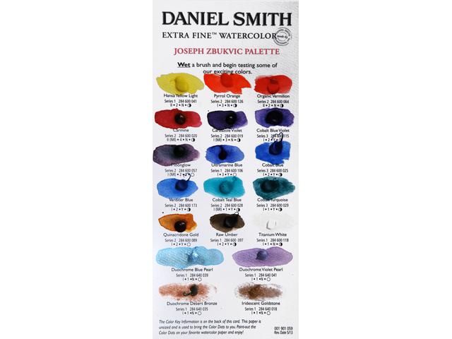 DANIEL SMITH WATERCOLOUR DOT CARD JOSEPH ZBUKVIC 19X 1