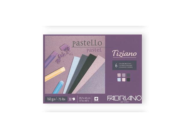 FABRIANO TIZIANO PASTELLBLOCK A4 6FARBEN DKL. 160GR 30 BLATT 1