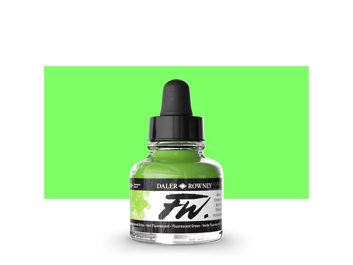 FW ACRYLTUSCHE FLUORESZIEREND GRÜN 349 1